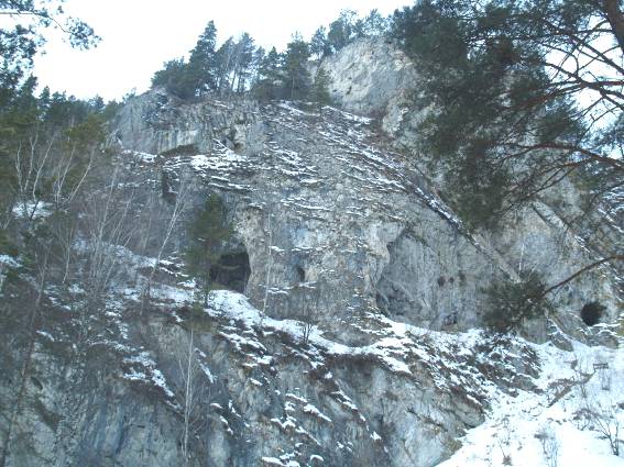 Талдинские пещеры зимой